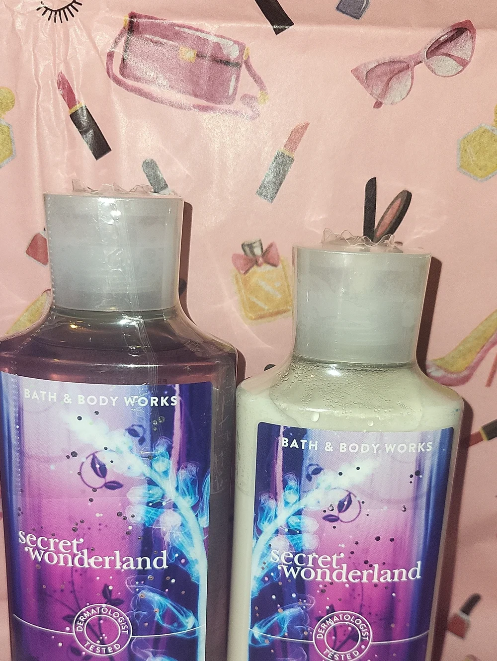 Bath & Body Works 3 Pc. Secret Wonderland Set Body Cream, Wash & Lotion Sealed